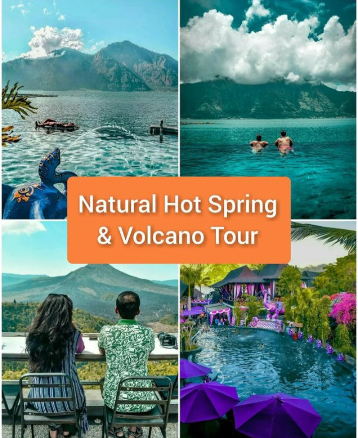 Natural hot springs and Volcano Tour: 49usd per car