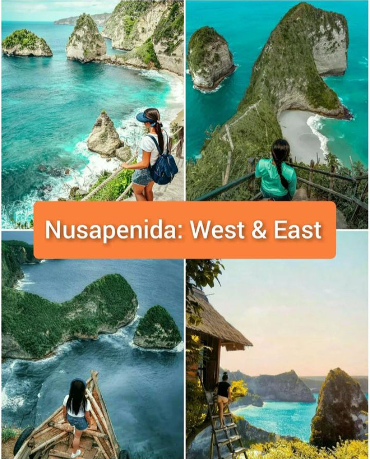 Nusa Penida combination West and East tour: 95usd per person